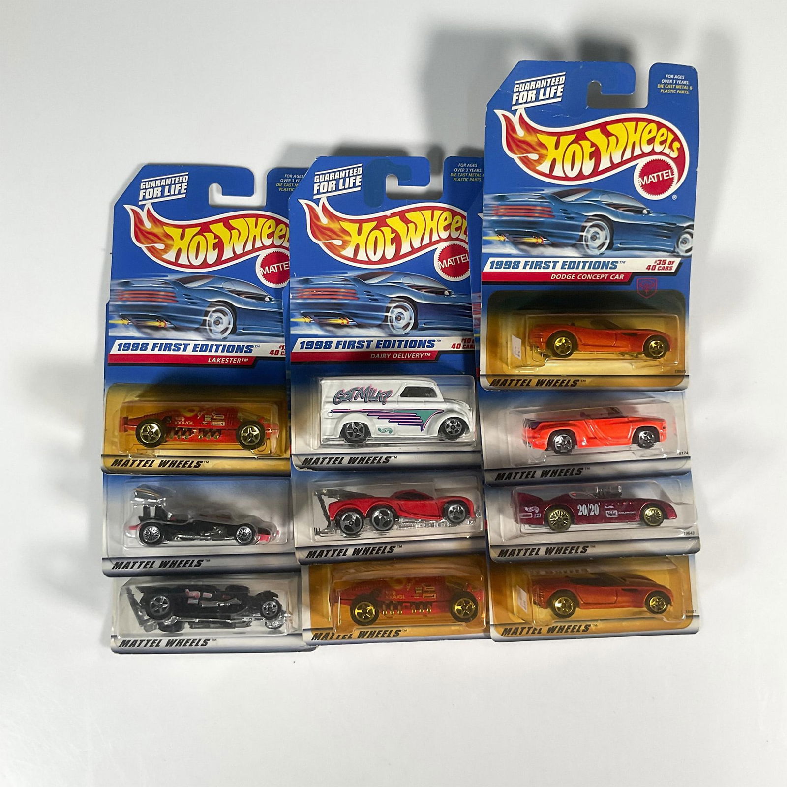 10pc 1998 First Ed. Hot Wheels Toy Cars (1 of 2)
