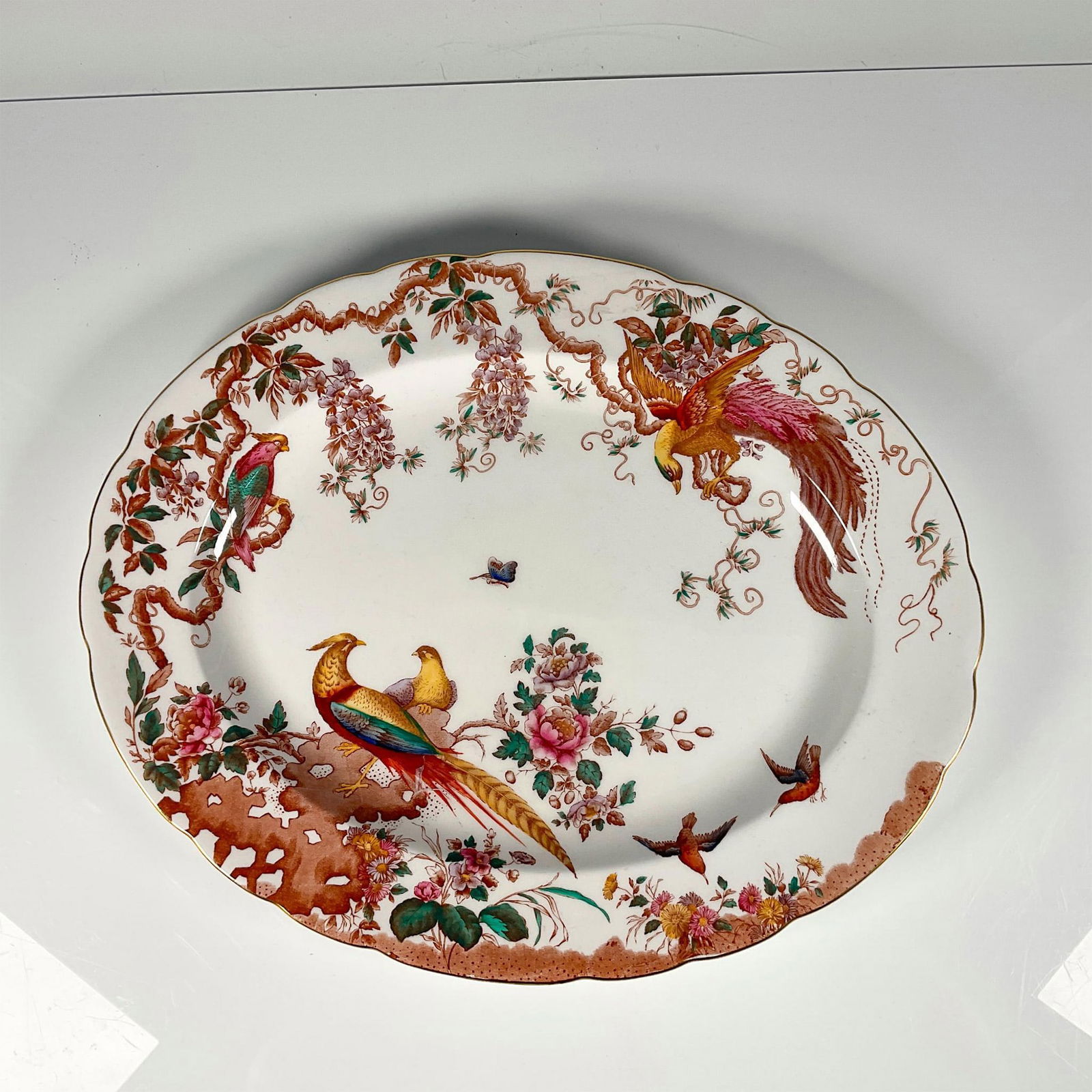 Royal Crown Derby Porcelain Platter, Olde Avesbury (1 of 3)