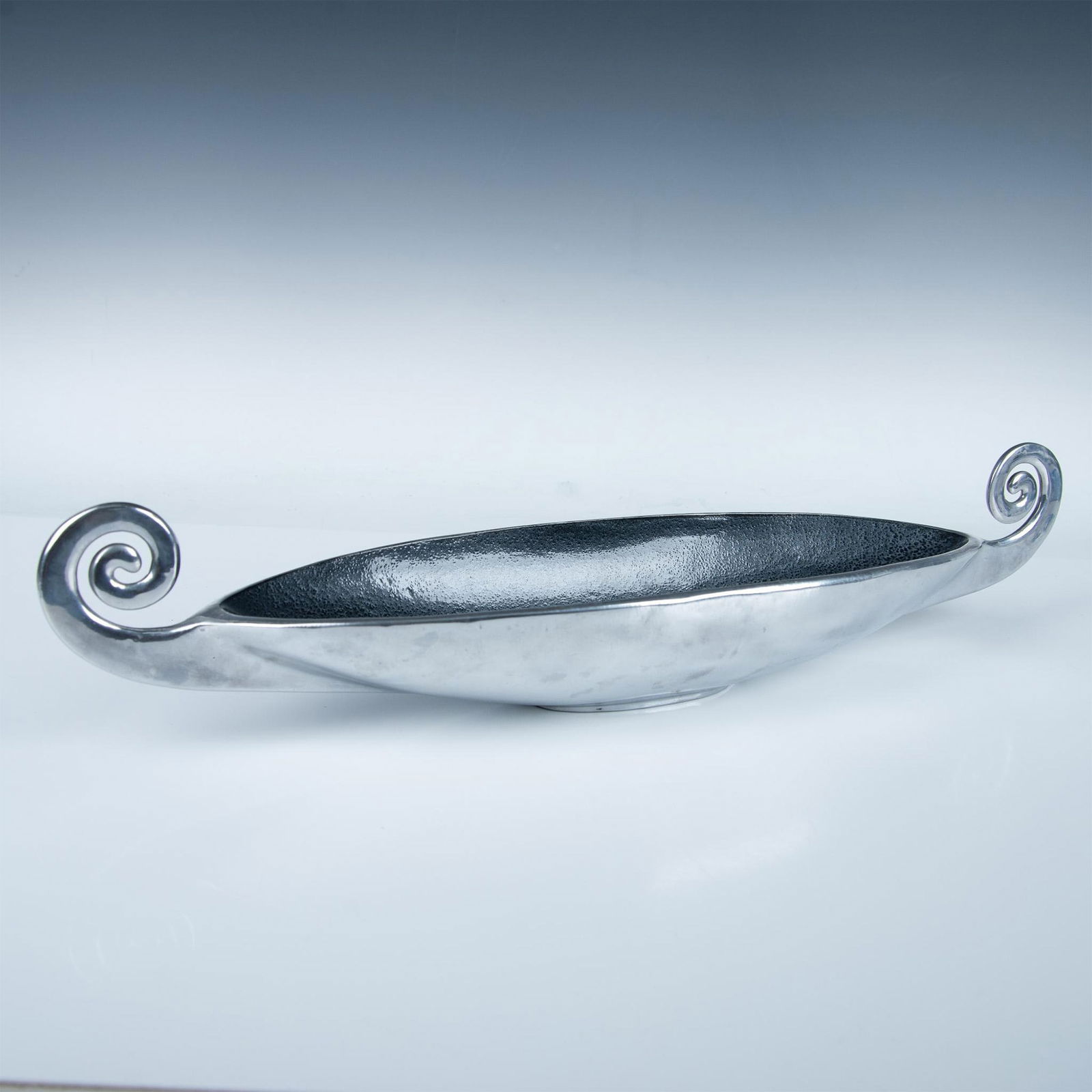 Carrol Boyes Aluminum Double Handle Serving Tray, Spirals (1 of 5)