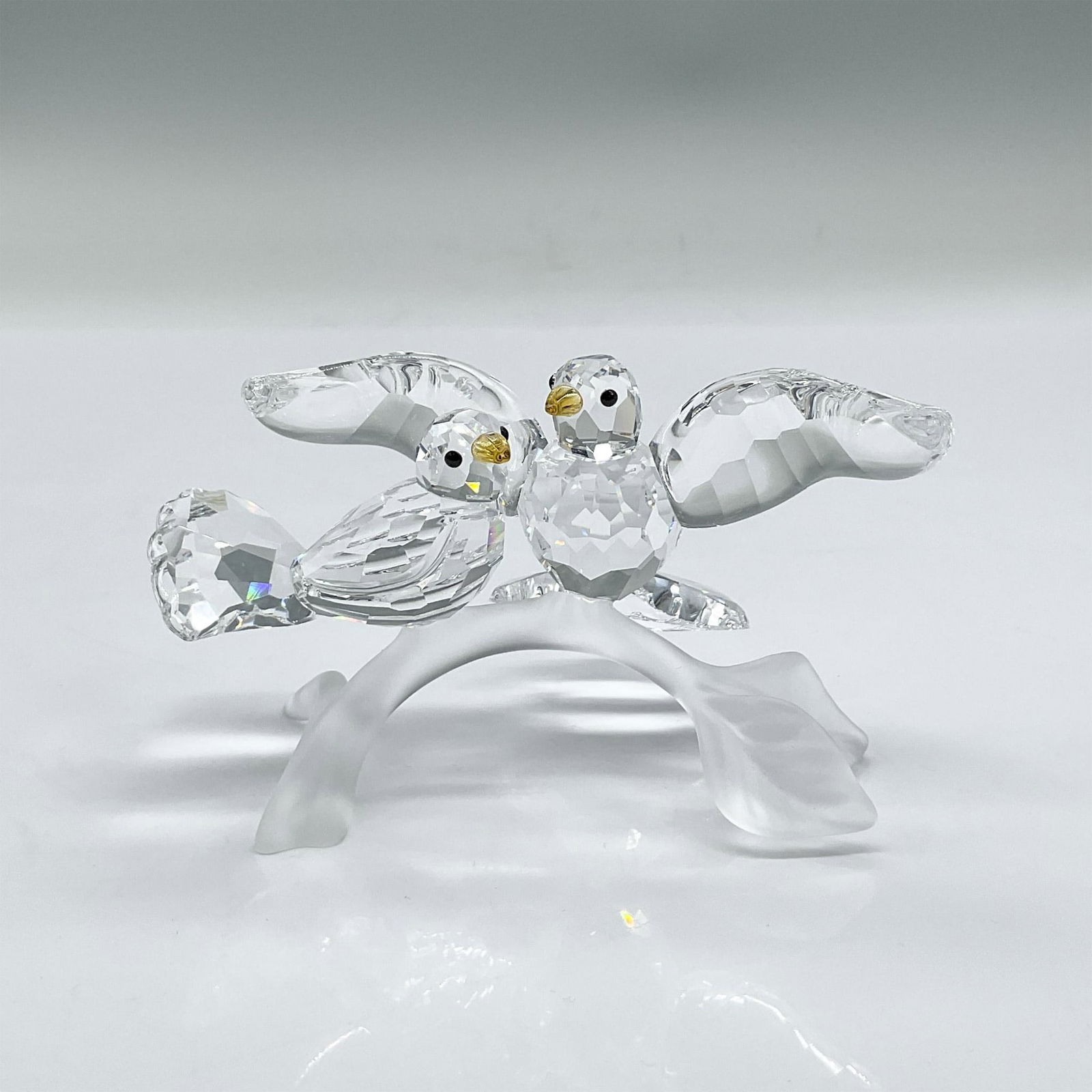 Swarovski Crystal Figurine, Turtledoves (1 of 4)