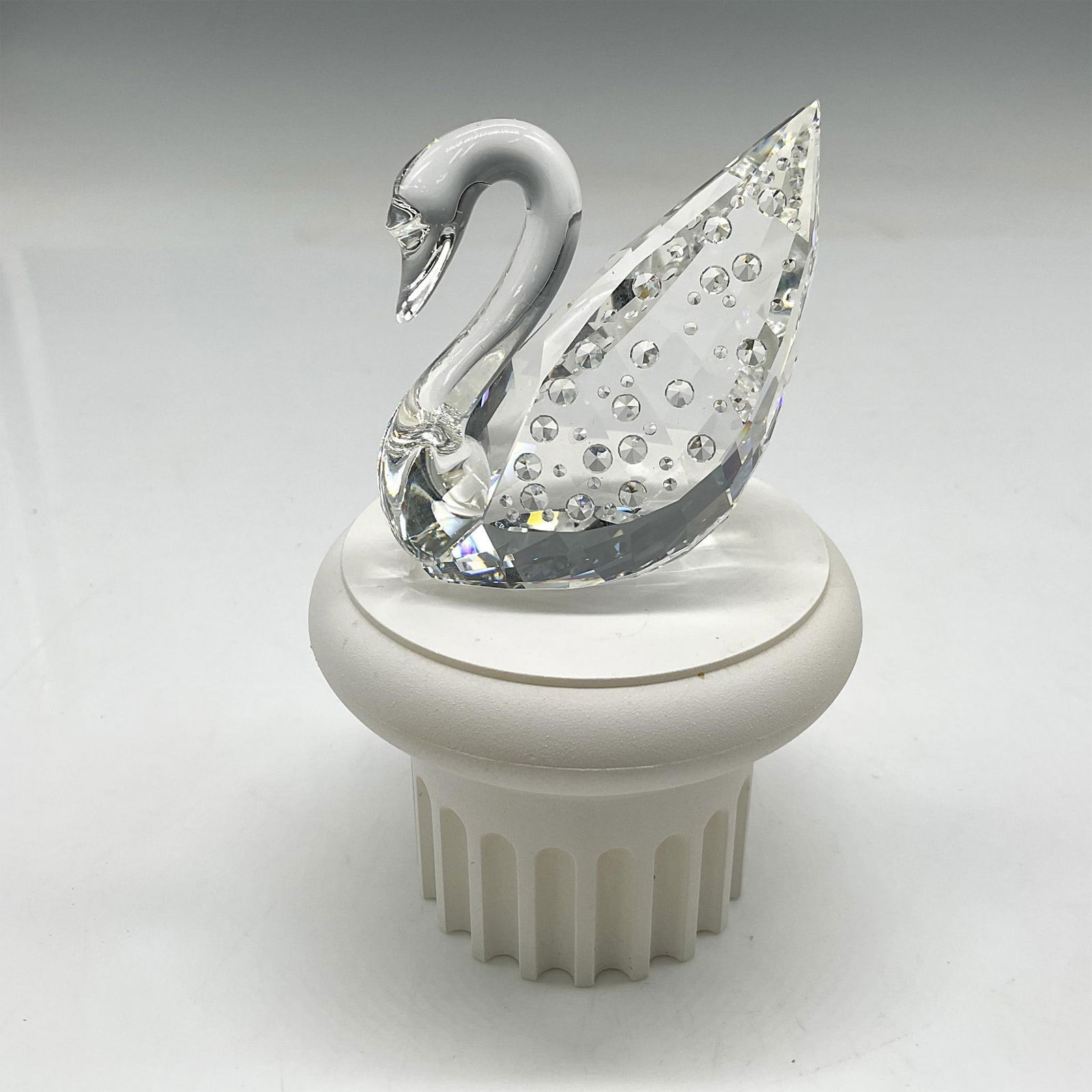 Swarovski Silver Crystal Figurine, Centenary Swan (1 of 4)