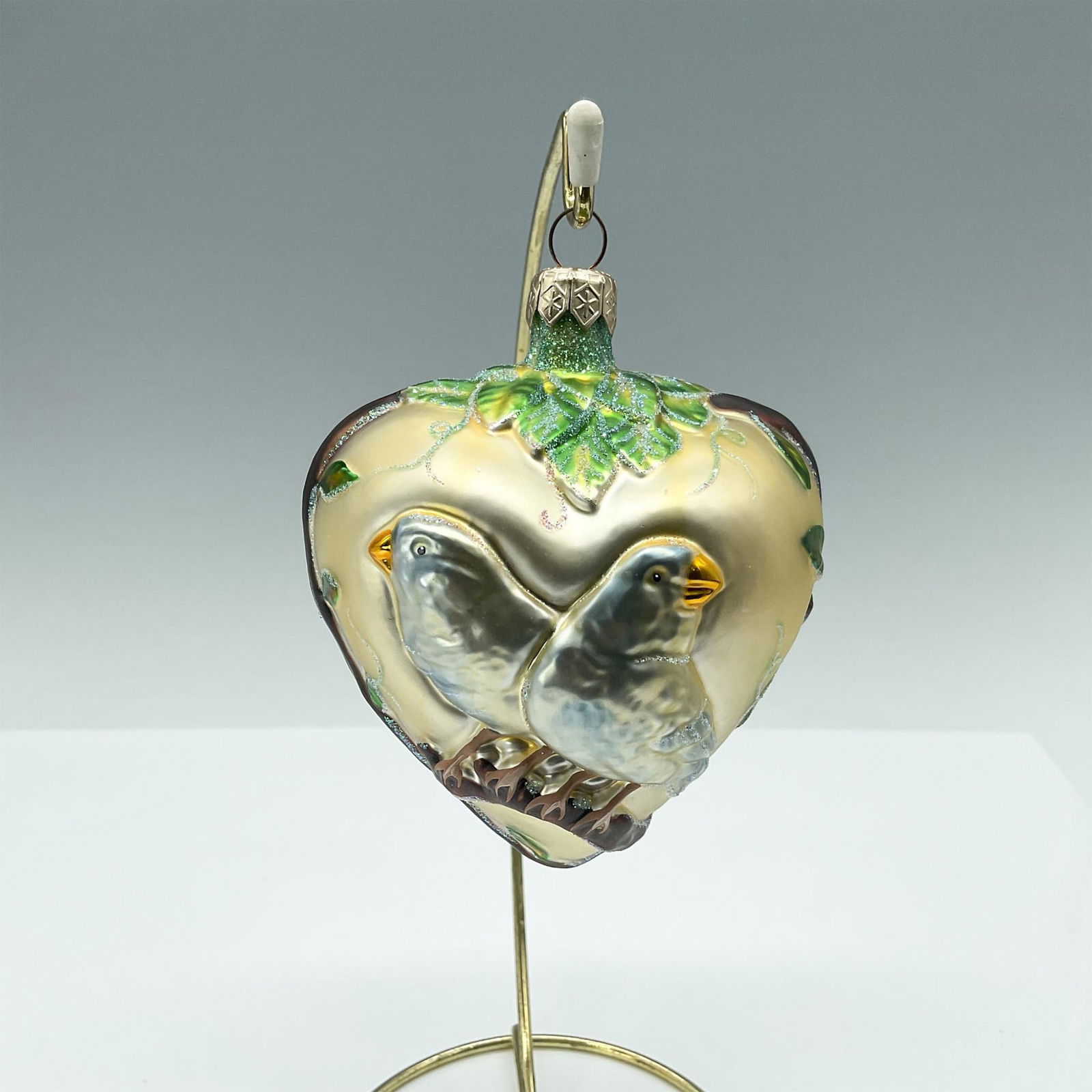 Patricia Breen Two Turtle Doves Glass Ornament (1 of 3)
