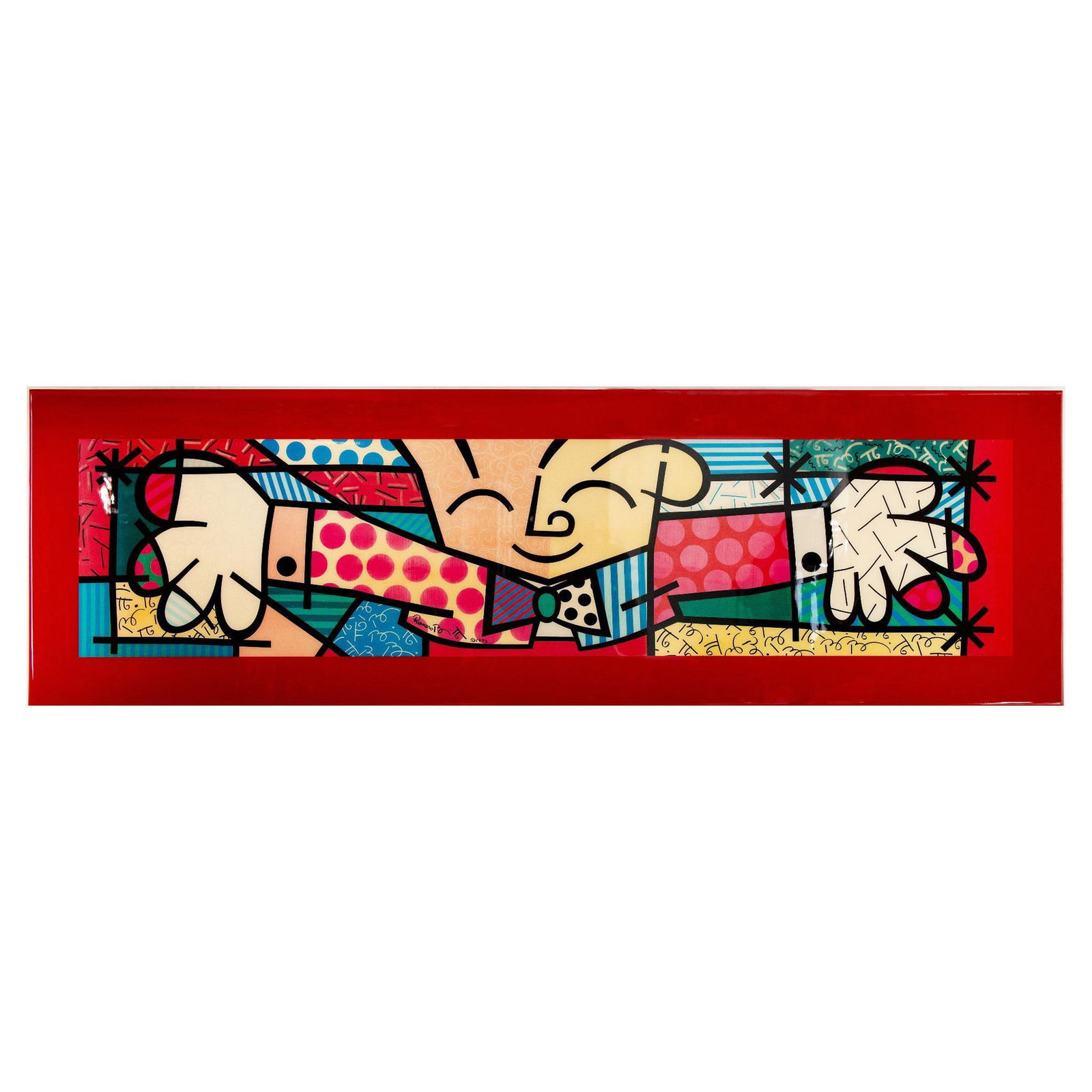 Romero Britto, Neo-Pop Acrylic Wall Sculpture, Signed (1 of 6)