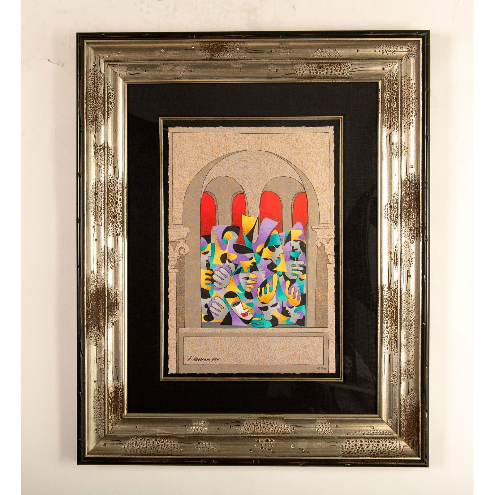 Anatole Krasnyansky, Color Serigraph On Paper, Signed (1 of 6)