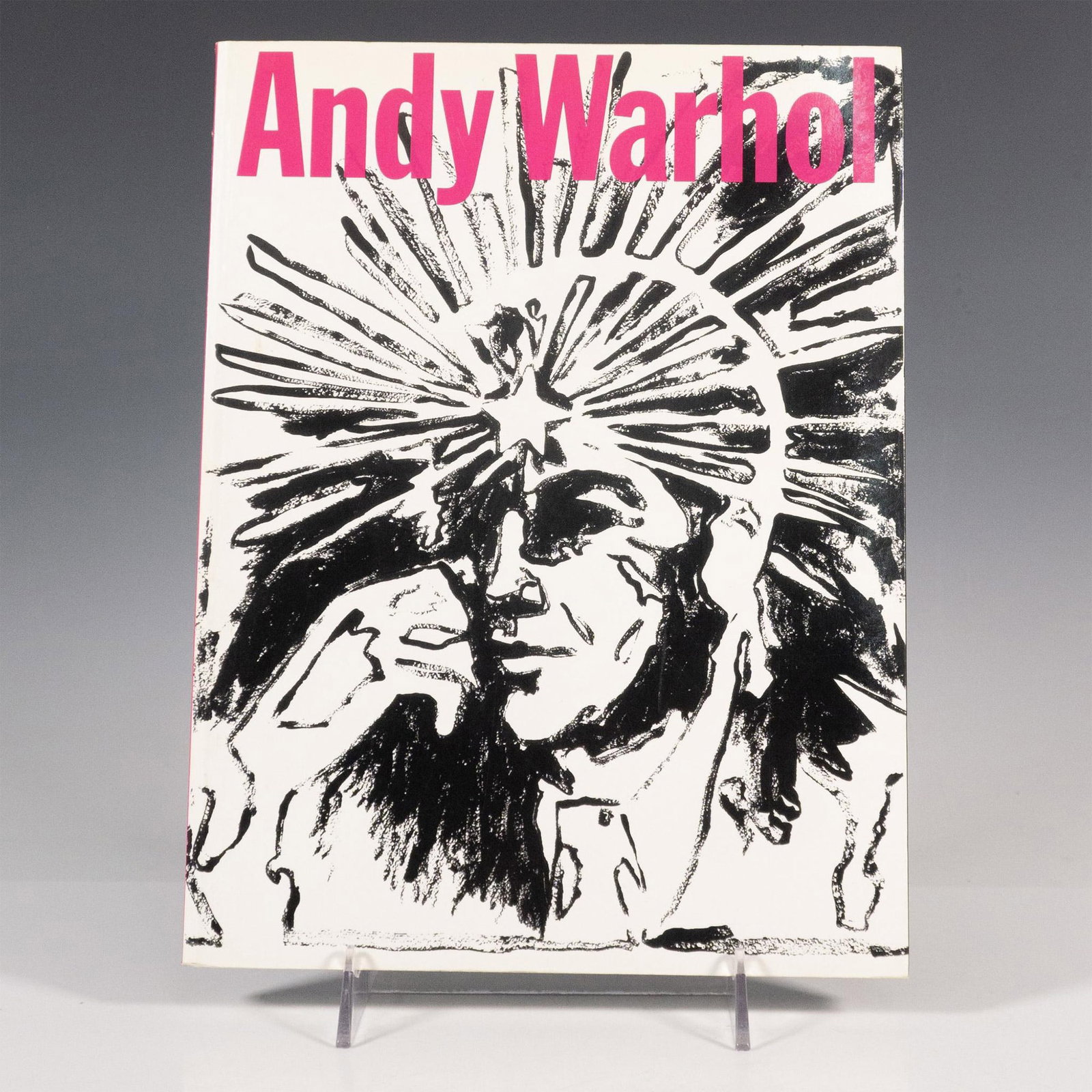 Andy Warhol, Art Book by Charles Stuckey: New York: Rizzoli, 1992. Andy Warhol: Heaven and Hell Just One Breath Away! Late Paintings and Related Works, 1984-1986. A paperback book featuring over 100 pages of colored, and black and white adver
