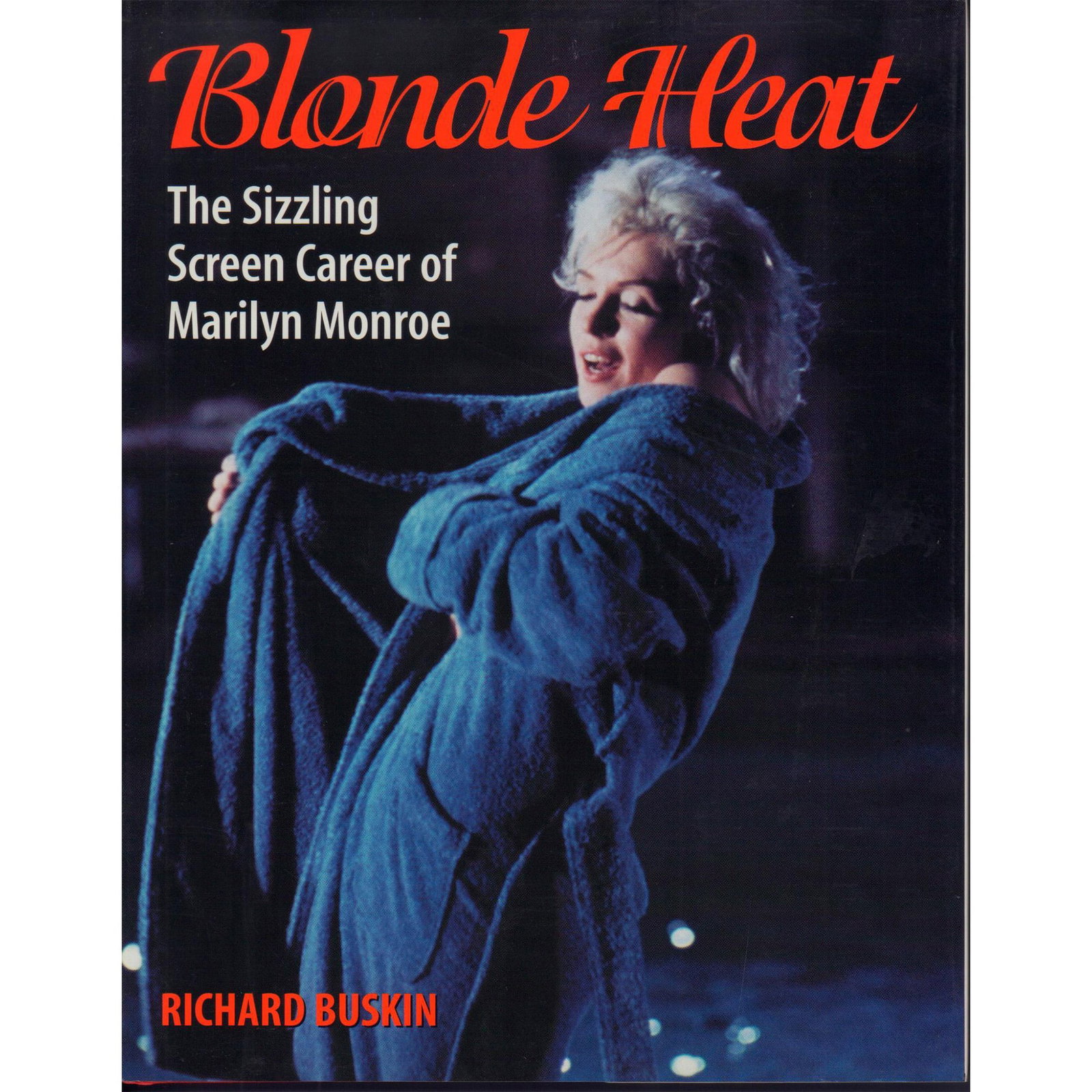 Hardcover Book, Blonde Heat: First printing 2001. The first and only book to offer a comprehensive, up-close, exclusive examination of her complete screen career. Features monochrome and color images. Manufactured in Italy. Inclu