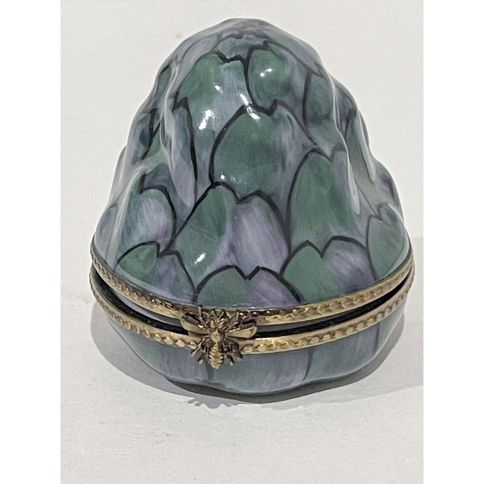 Limited Edition Limoges Keepsake Box, Artichoke Numbered (1 of 5)
