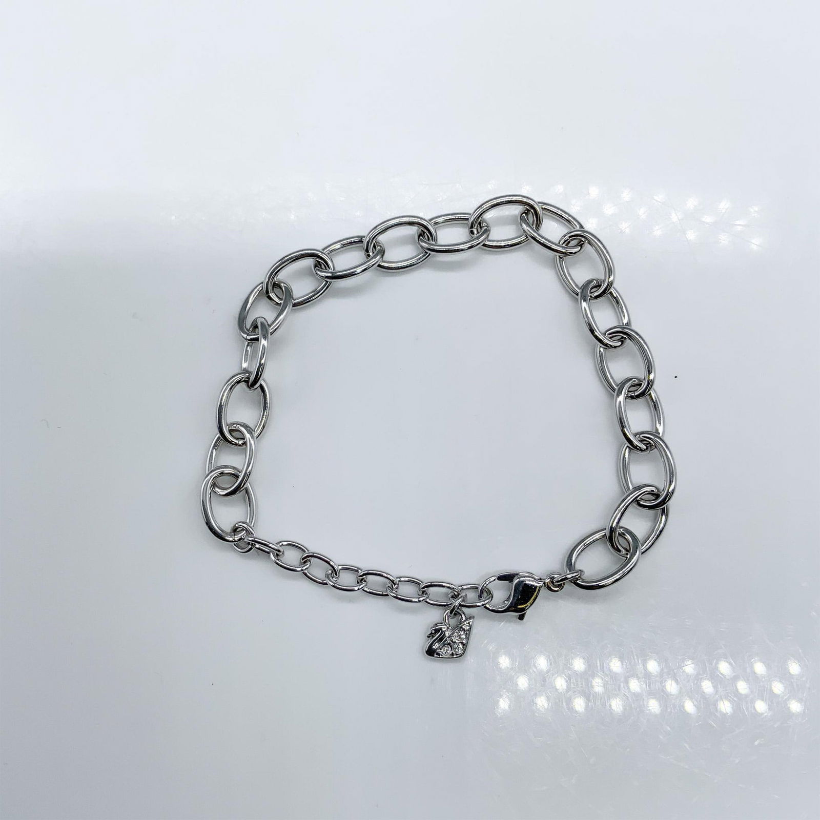 Swarovski Silver Tone Charm Bracelet (1 of 2)