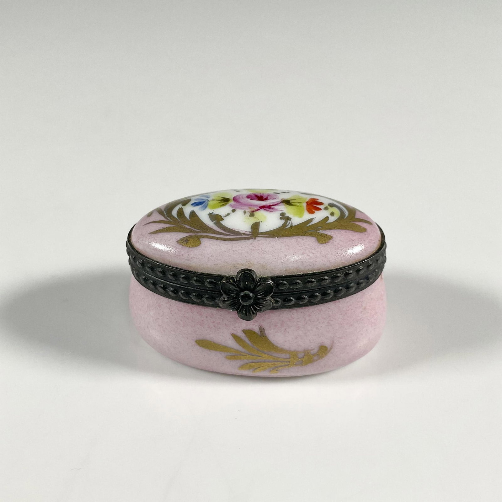 French Limoges Hand Painted Floral Box (1 of 4)