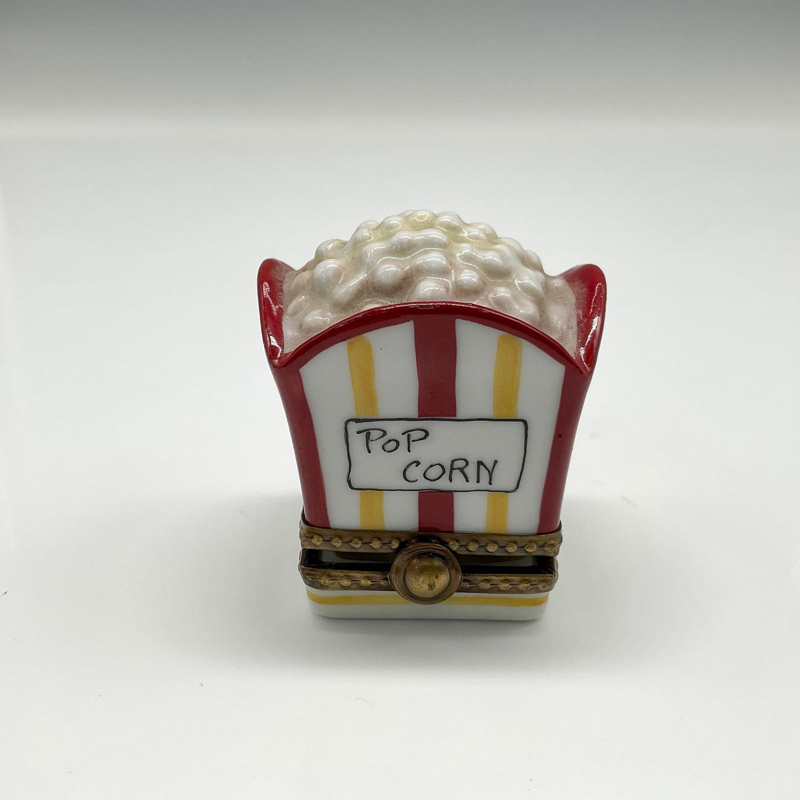 Limoges Peint Main Porcelain PopCorn Trinket Box (1 of 4)