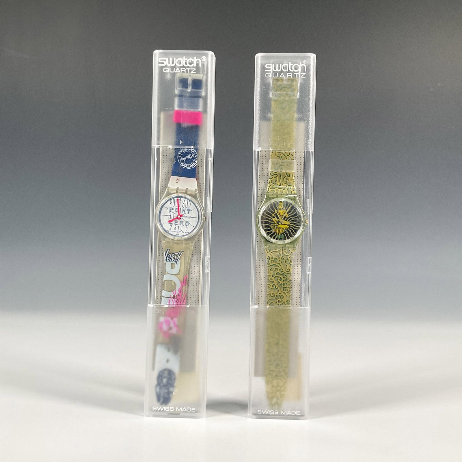 2pc Vintage Swatch Quartz Watches (1 of 2)