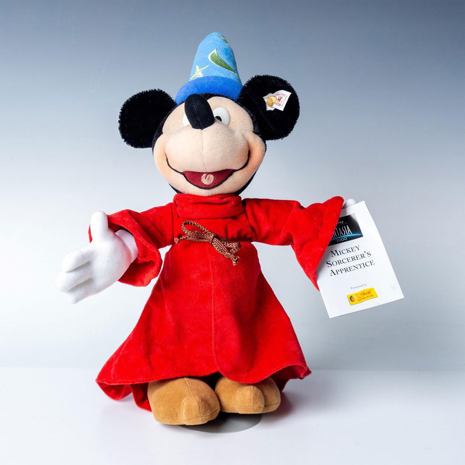 Steiff Disney Plush Doll, Fantasia's Socerer's Apprentice Mickey (1 of 4)