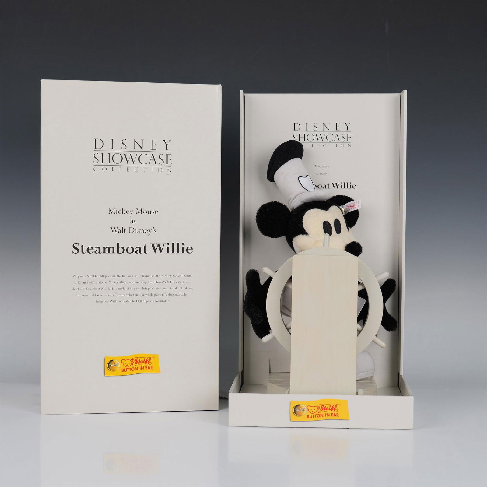 Steiff Disney Showcase Plush Doll, Steamboat Willie (1 of 5)