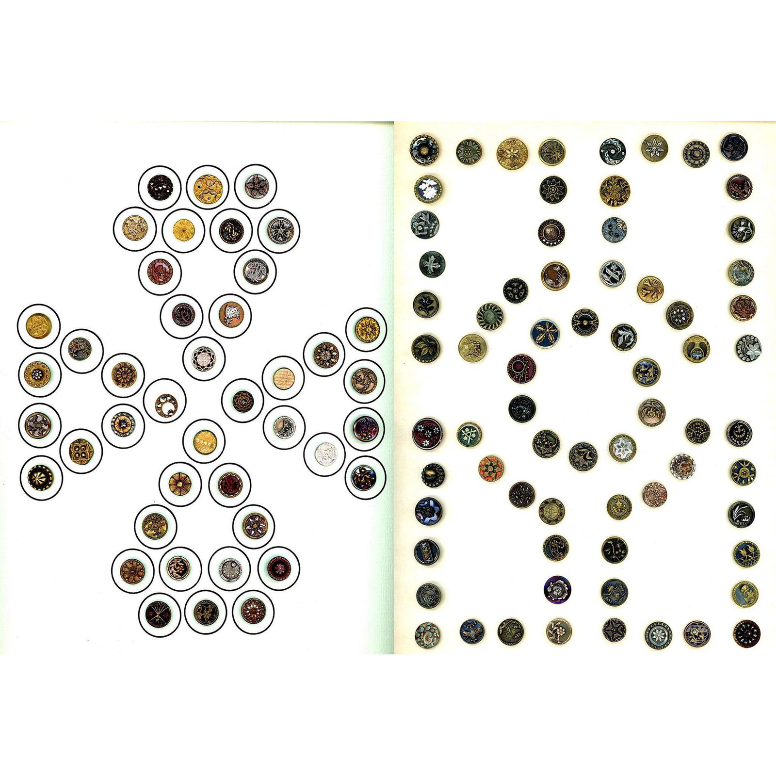 2 Cards of assorted small metal buttons (1 of 3)