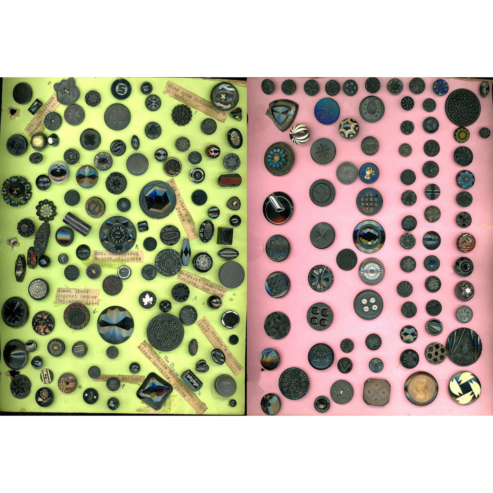 2 Cards chocked full of buttons (1 of 6)