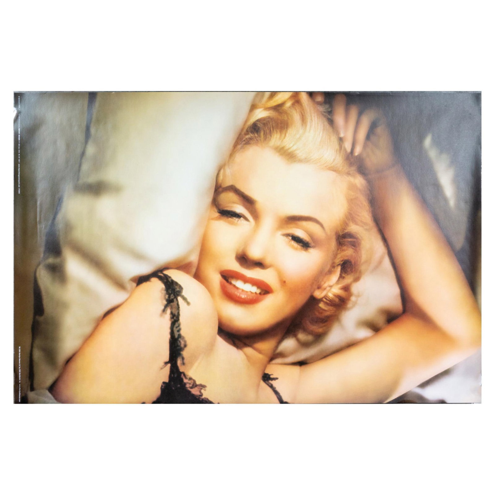 Large Collectible Poster Print, Marilyn Monroe in Bed (1 of 2)