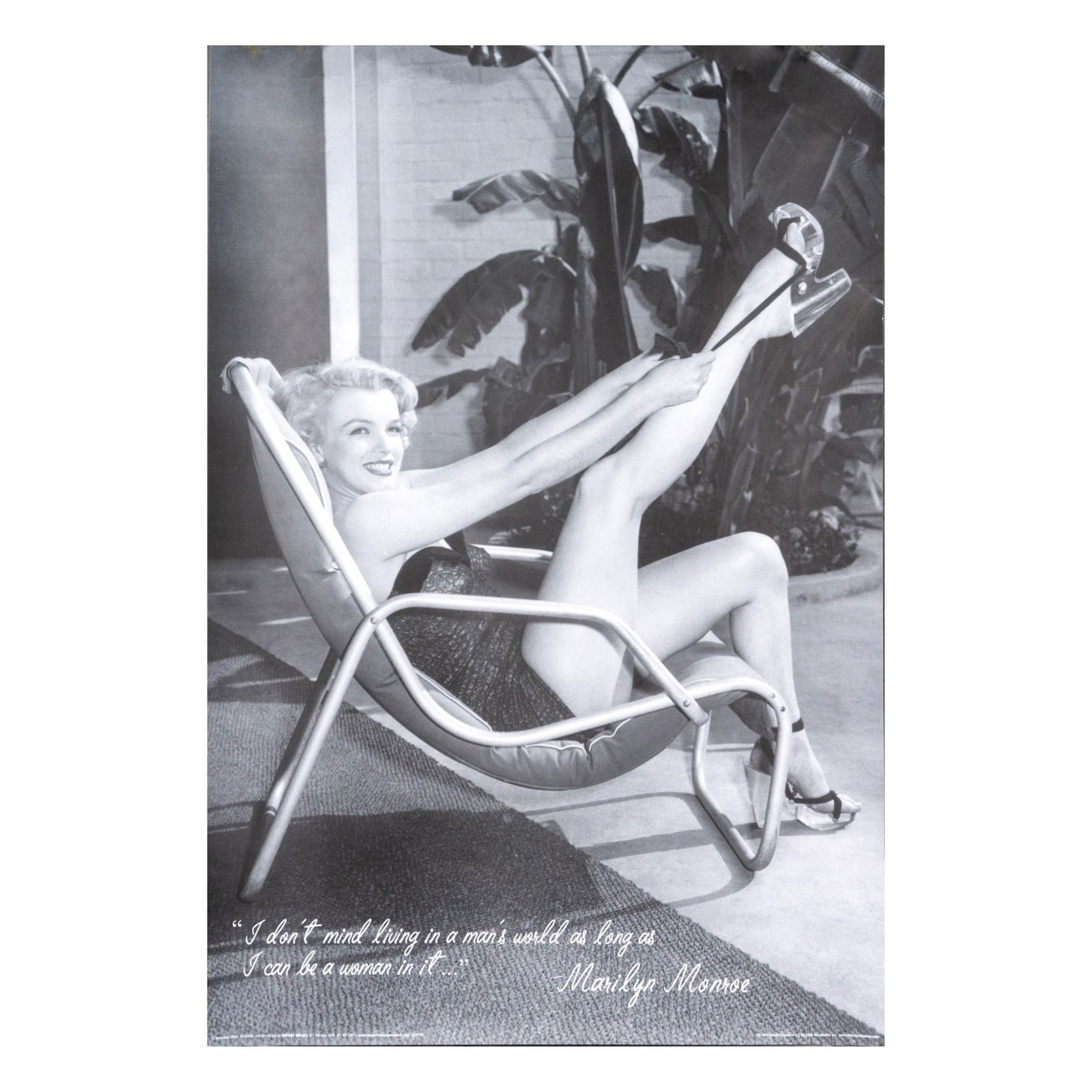 Large Poster Print, Living in a Man's World (1 of 2)