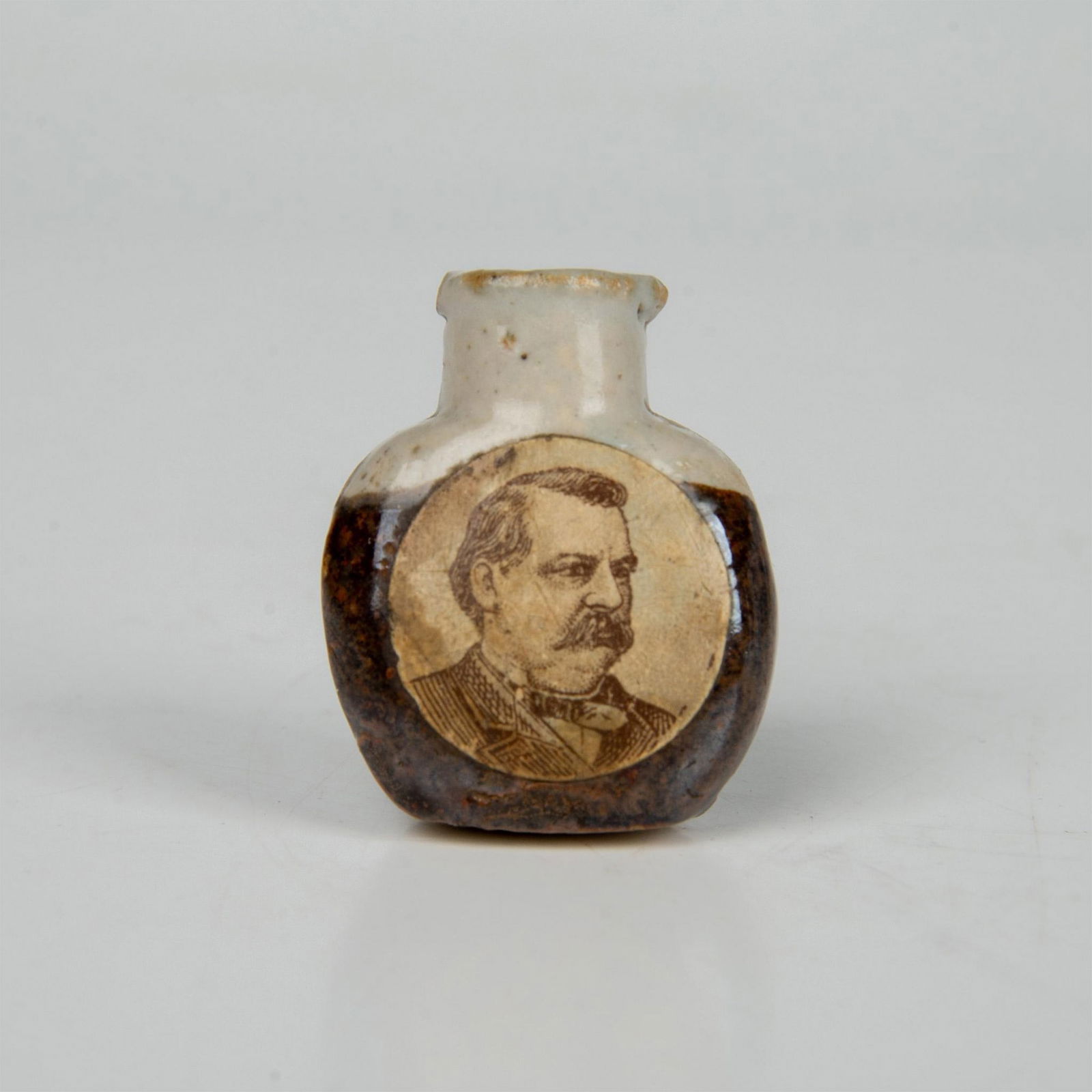 Antique Cleveland-Stevenson Campaign Miniature Rum Jug (1 of 5)