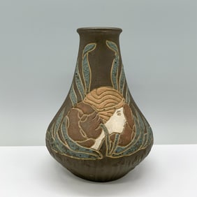 Owens Henri Deux Art Pottery Vase