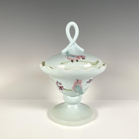 Hull Art Pottery Lidded Candy Dish, Serenade