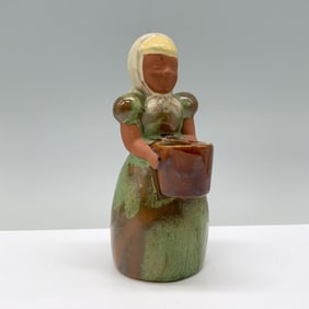 Frankoma Art Pottery Figurine, Flower Girl