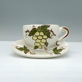 Cash Family Art Pottery Wall Pocket, Coffee Cup