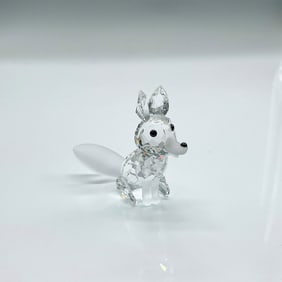 Swarovski Silver Crystal Figurine, Fox