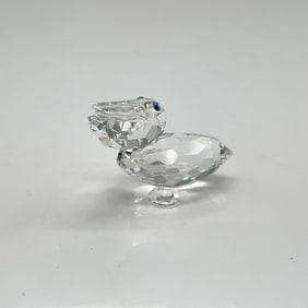 Swarovski Silver Crystal Figurine, Pelican