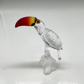 Swarovski Silver Crystal Figurine, Toucan