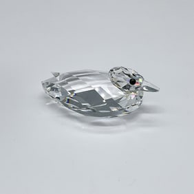 Swarovski Crystal Figurine, Duck Medium
