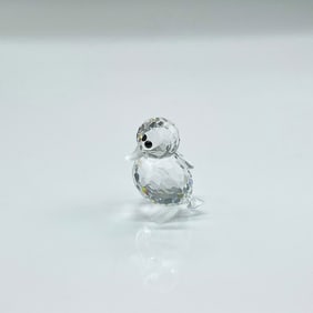 Swarovski Silver Crystal Figurine, Mini Standing Duck
