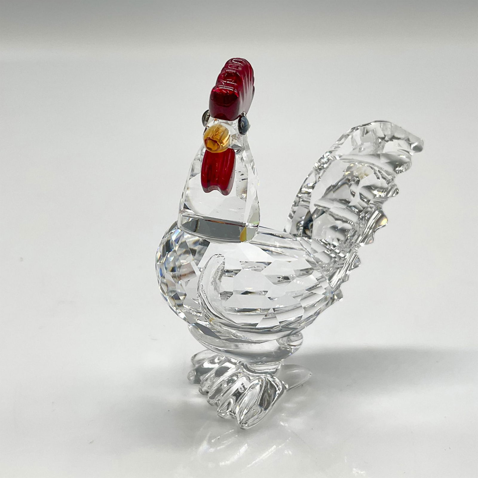 Swarovski Silver Crystal Figurine, Cockerel Rooster (1 of 4)