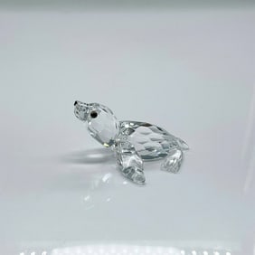 Swarovski Silver Crystal Figurine, Sea Lion