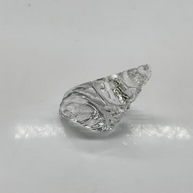 Swarovski Silver Crystal Figurine, Conch