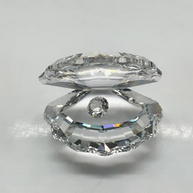 Swarovski Silver Crystal Figurine, Shell