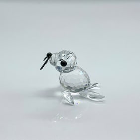 Swarovski Silver Crystal Figurine, Seal