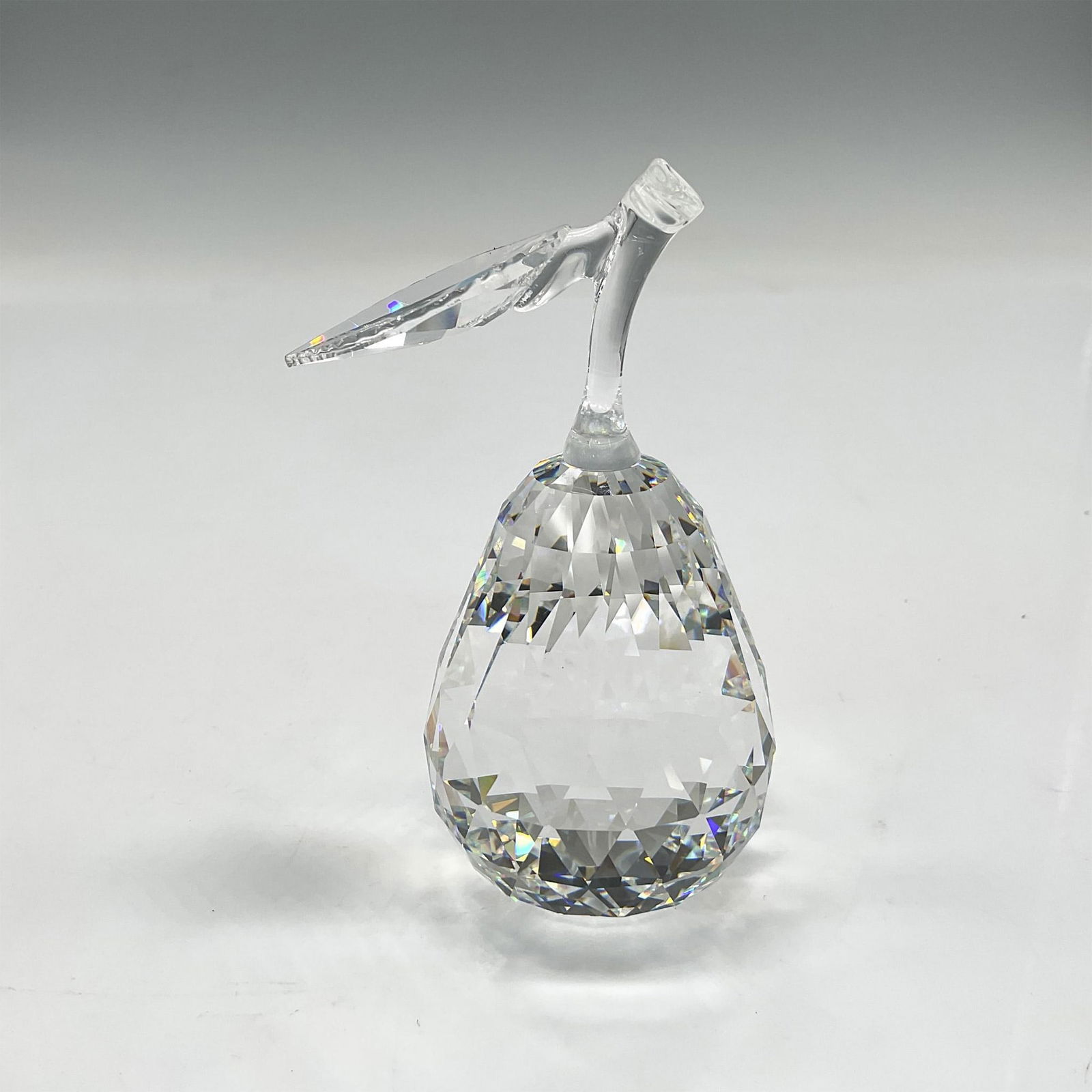 Swarovski Silver Crystal Figurine, Pear (1 of 4)