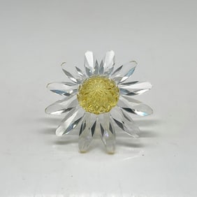 Swarovski Crystal Society Figurine, Marguerite Daisy Flower