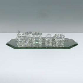 5pc Swarovski Figurines and Mirror Base, Train Set 193014