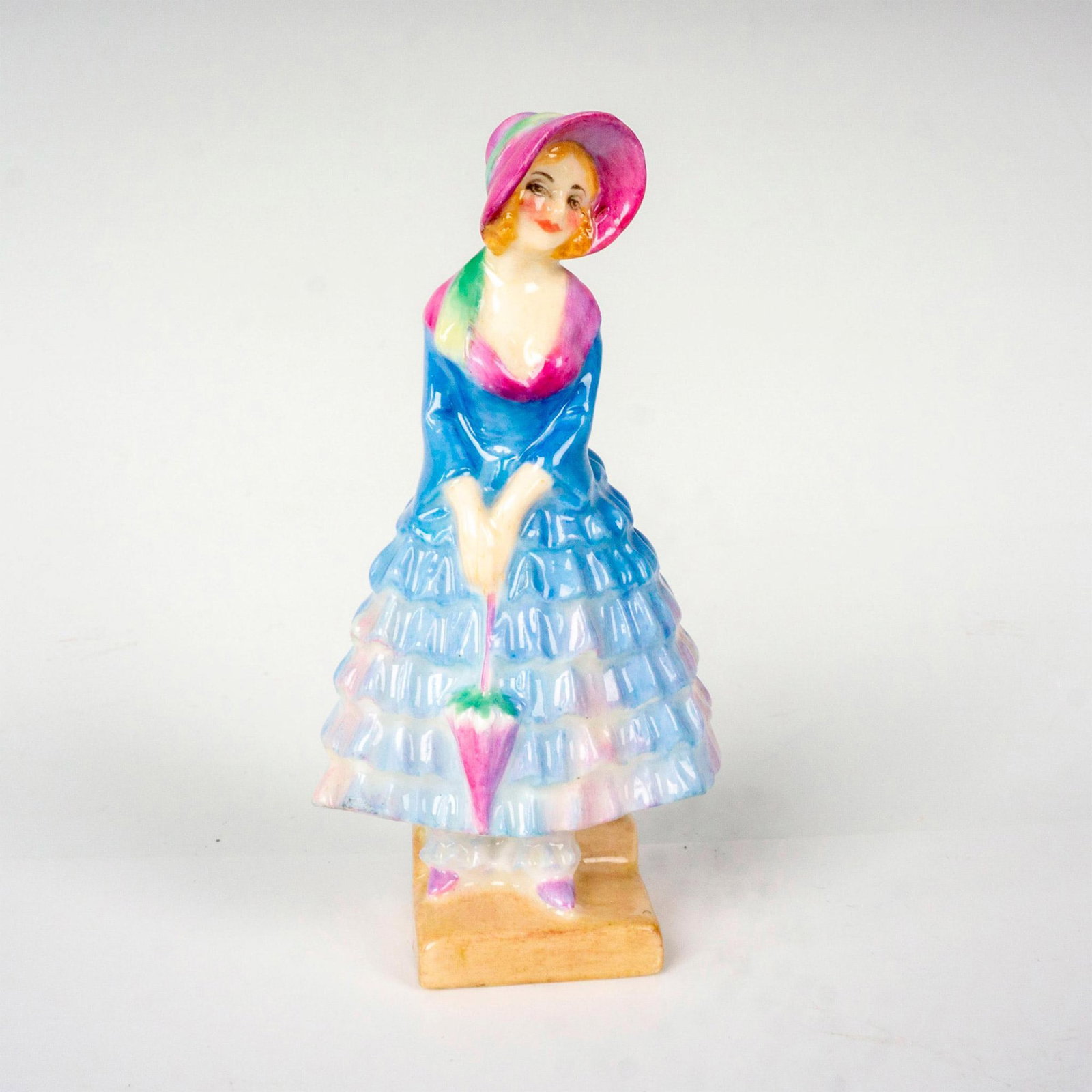 Priscilla - M14 - Royal Doulton Figurine: Artist: Leslie Harradine Issued: 1932 - 1945 Dimensions: 4"H Manufacturer: Royal Doulton Country of Origin: England