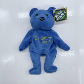 Rare Salvino's Bammers MLB Baseball Bear w/ Production Error