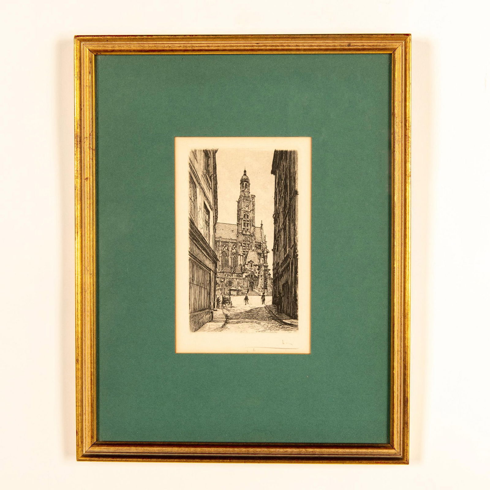 Leopold Robin, Original French Etching on Paper, Signed (1 of 5)