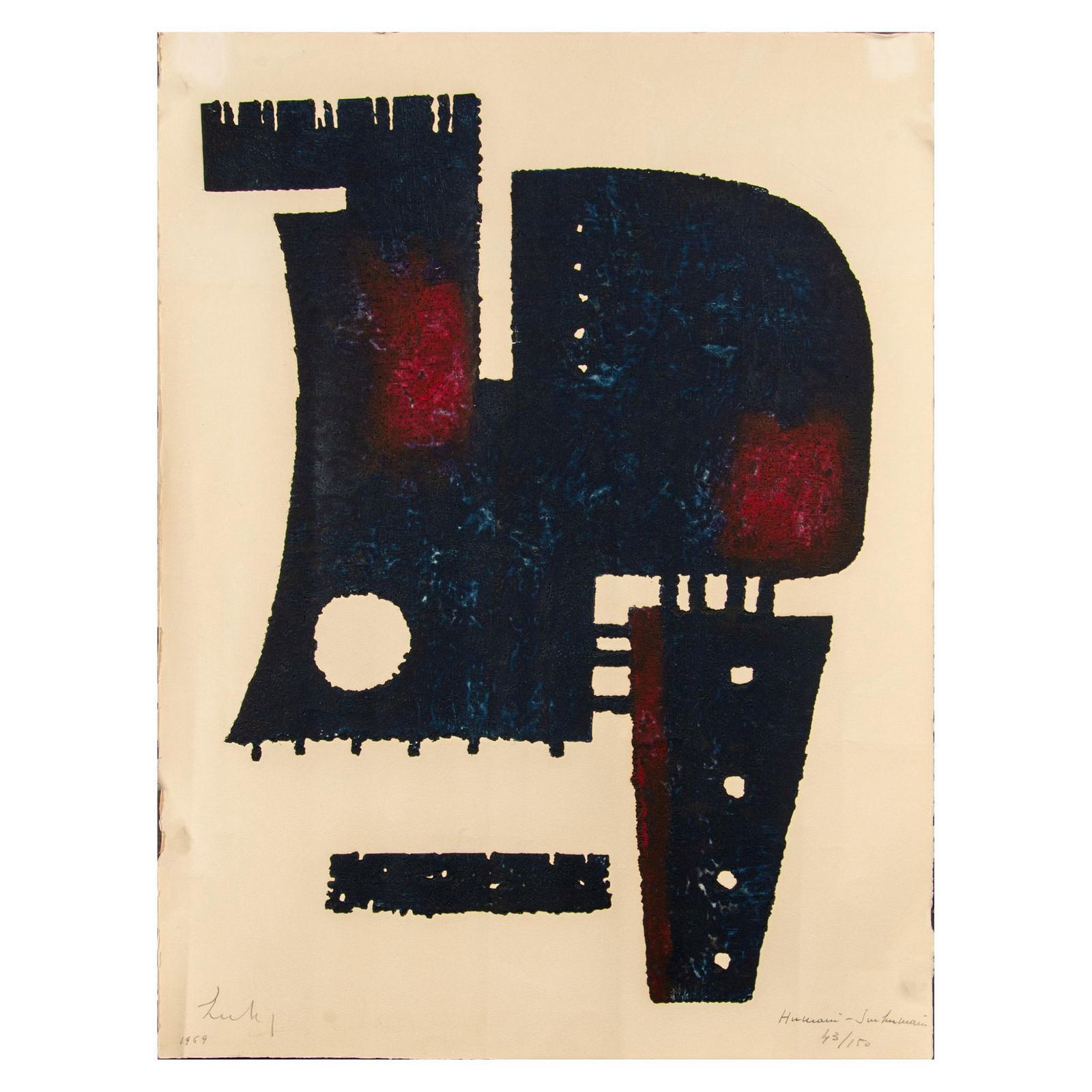 Berto Lardera (Italian, 1911-1989) Etching Print, Signed (1 of 11)