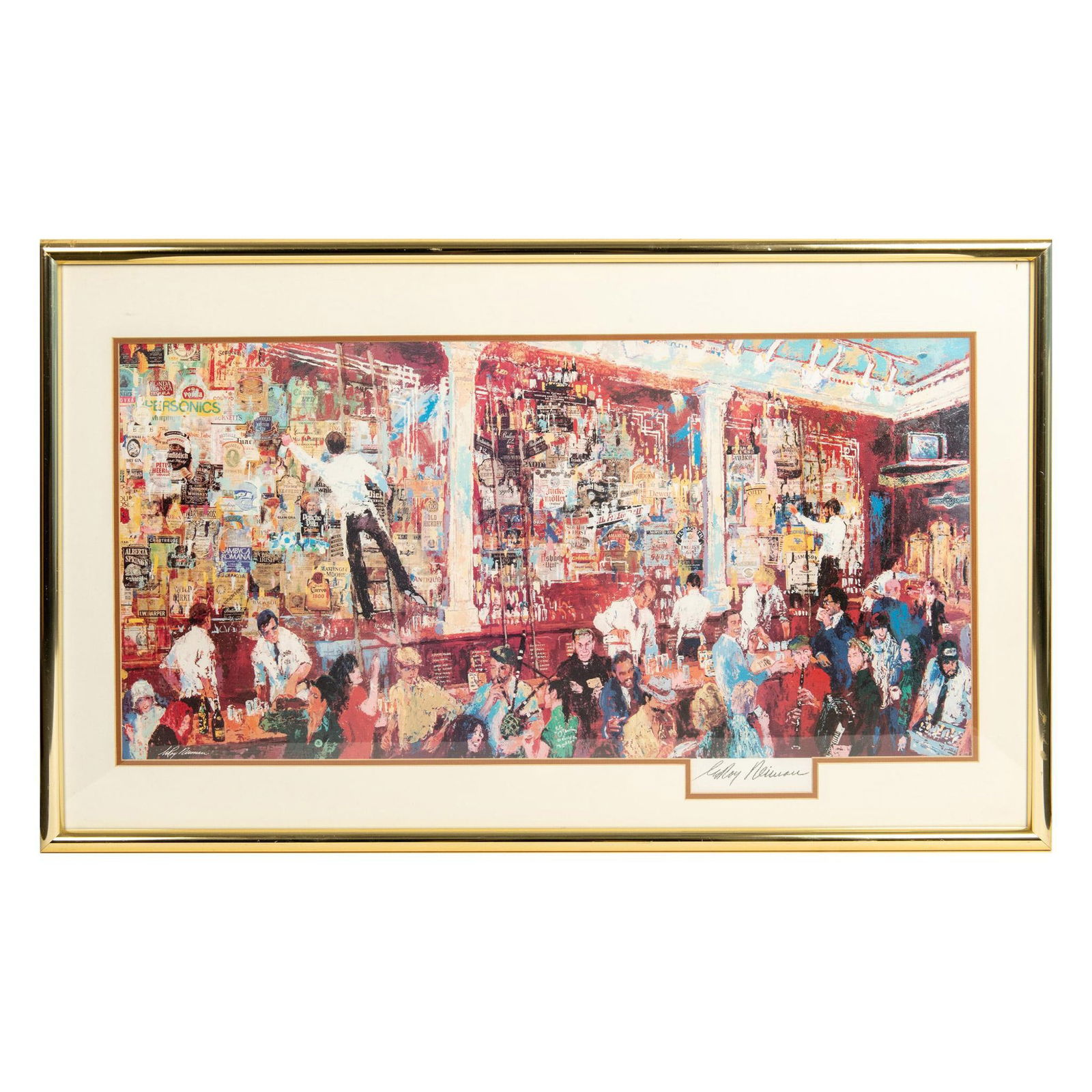 Leroy Neiman, Large Offset Lithograph Poster on Paper Signed (1 of 5)