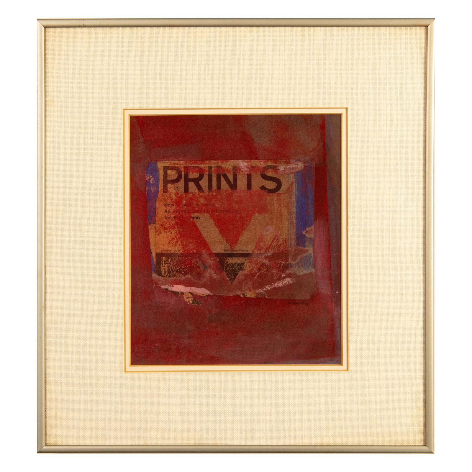 Beverly Yunich, Original Mixed Media on Mesh Linen, Signed (1 of 6)