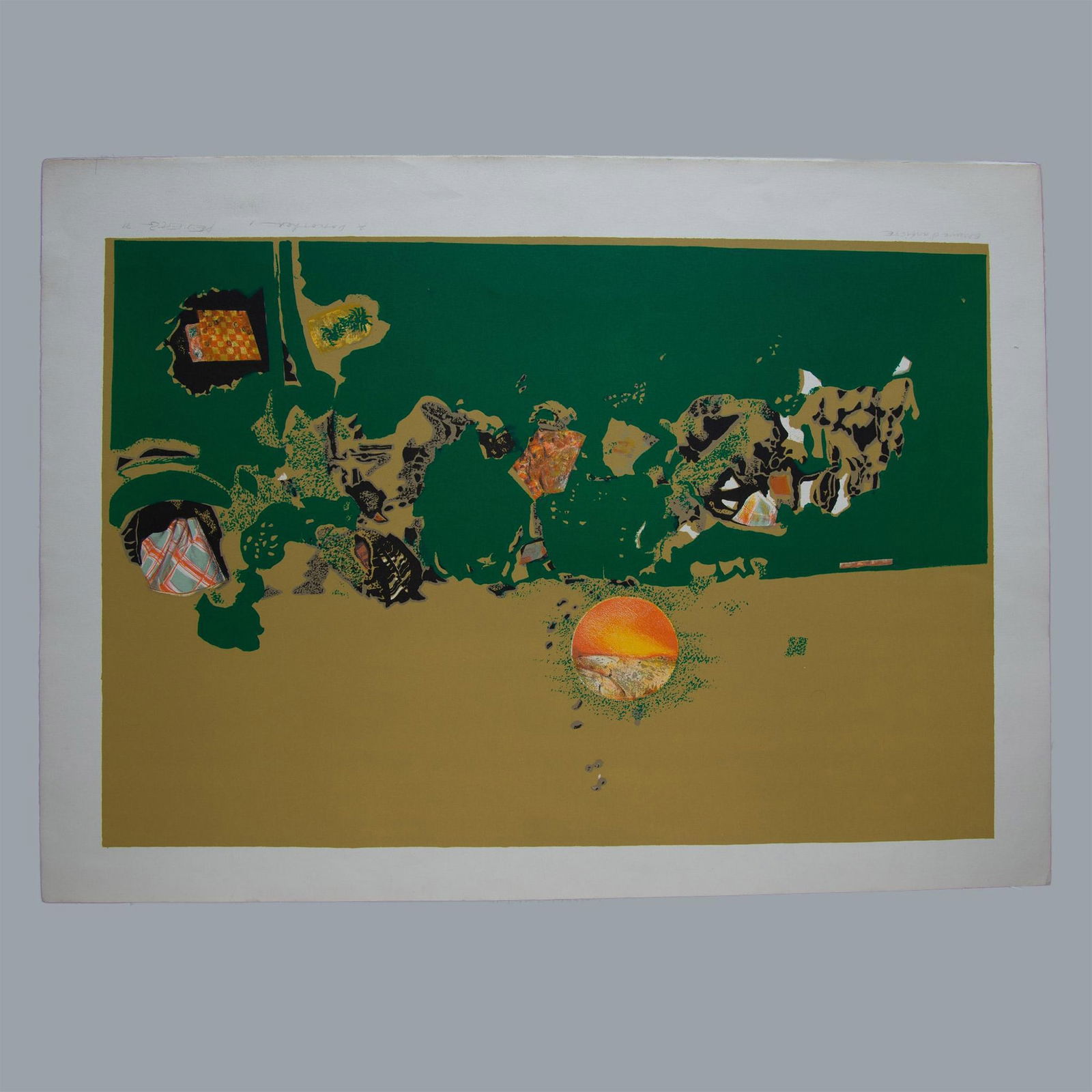 David Peretz, Original Color Silkscreen on Paper, Signed (1 of 4)
