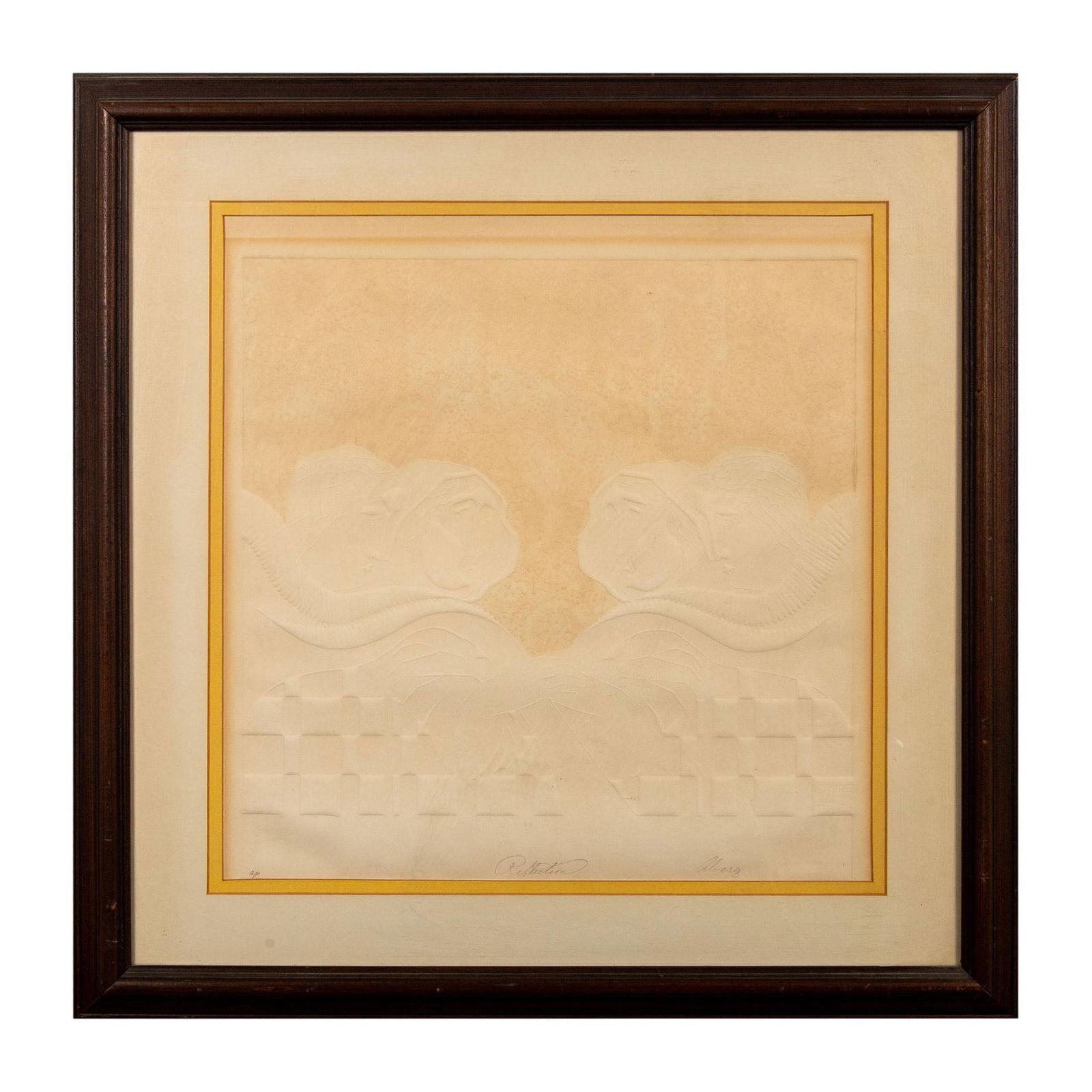 Esteban Alvarez (Spanish) Blind Embossed Print, Signed (1 of 5)