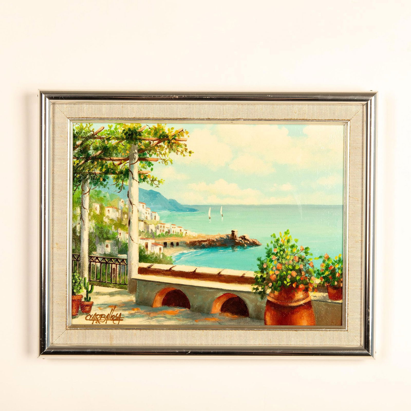 Julio Carballosa, Original Oil on Canvas, Seascape, Signed (1 of 6)