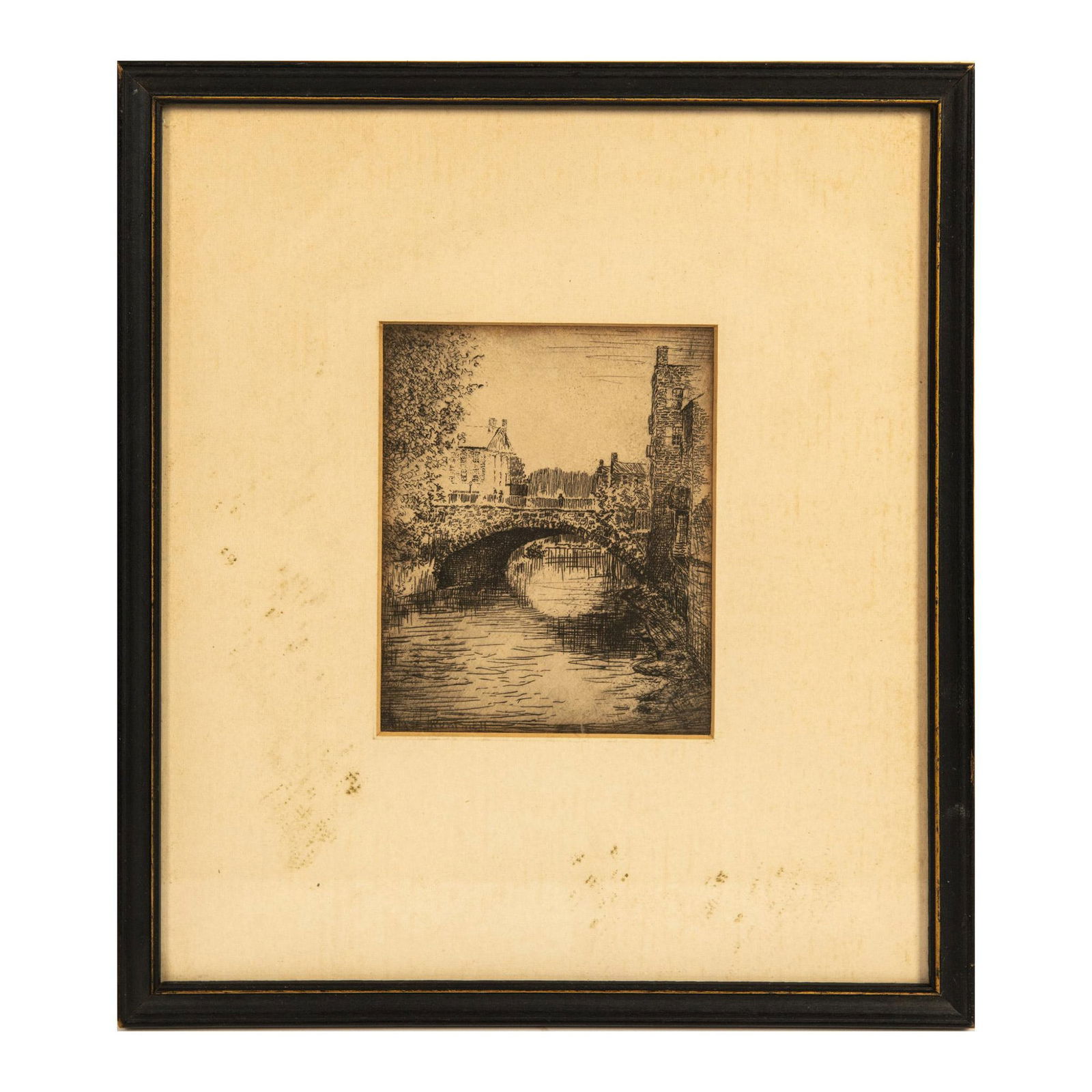 Alice Rummell, Original Etching on Paper, Cityscape, Signed (1 of 5)