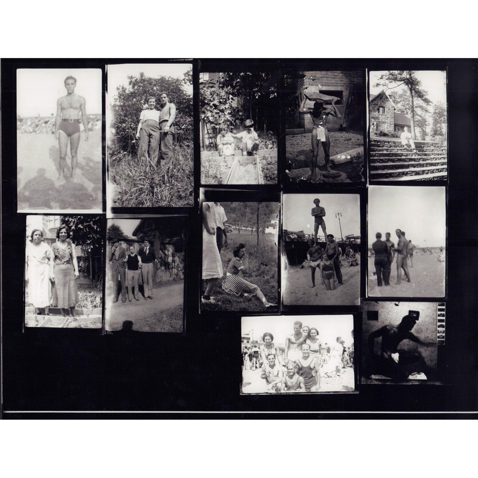 Group of Original B&W Large Format Negatives & Photo Sheets (1 of 4)